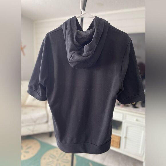 Fendi Gold Monster Eyes Logo Short Sleeve Hoodie – Size 48 – Made in Italy - Picture 4 of 5